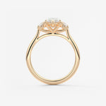 Marquise Three Stone Lab Grown Diamond Engagement Ring