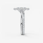 Marquise Three Stone Lab Grown Diamond Engagement Ring