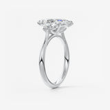 Marquise Three Stone Lab Grown Diamond Engagement Ring