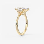 Marquise Three Stone Lab Grown Diamond Engagement Ring