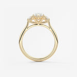Marquise Three Stone Lab Grown Diamond Engagement Ring