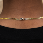 Polished Finish Cuban Silver Necklace For Him 5