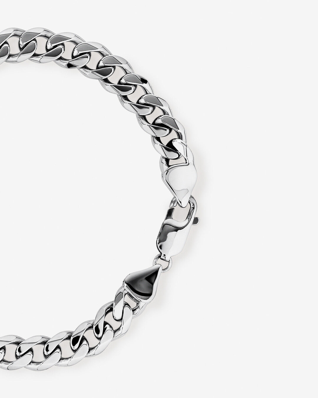 Round Cut Cubic Zirconia in 925 Sterling Silver Bracelet 3