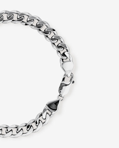 Round Cut Cubic Zirconia in 925 Sterling Silver Bracelet 3