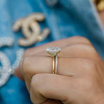 2.70 CT Oval Moissanite Ring Featuring Hidden Halo Style-Custom Listing For Xander 9