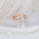 Stunning 2.0 CT Oval Moissanite Engagement Ring with Solitaire Design 3