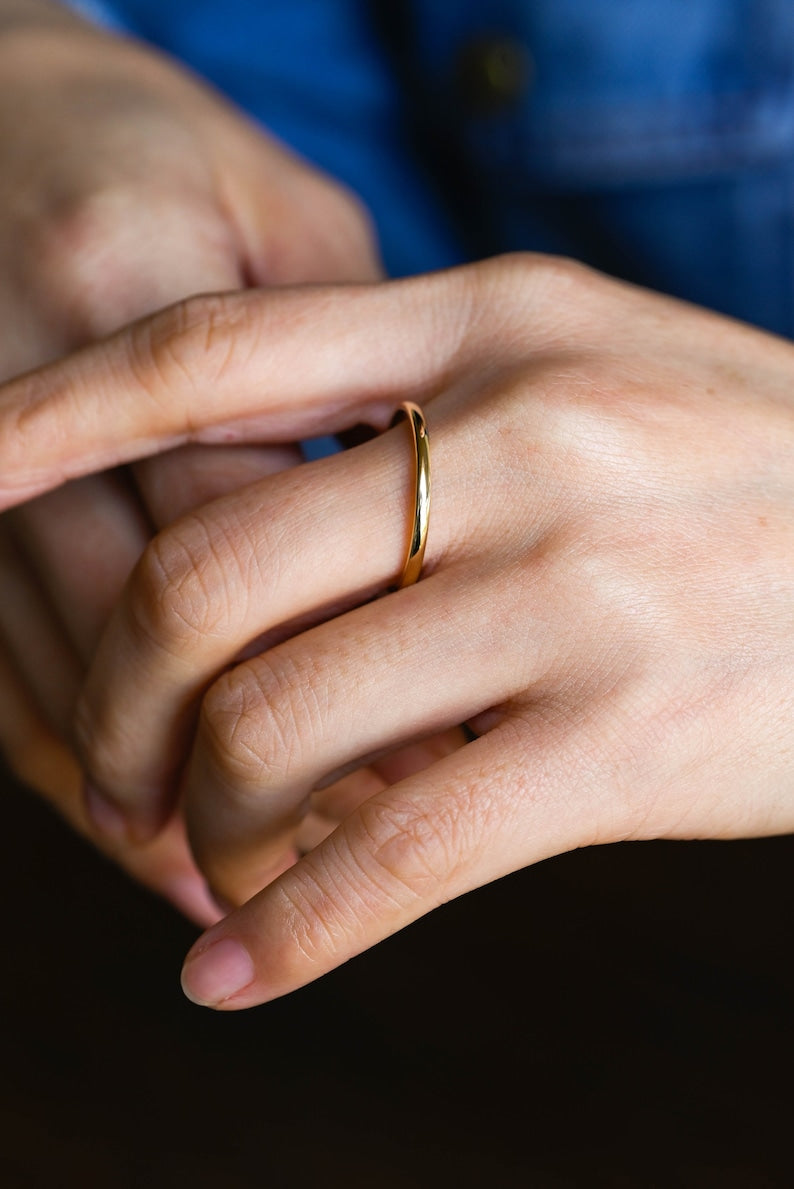 Stunning Minimalist Metal Wedding Bands 9