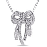 Round Cut Cubic Zirconia in 925 Sterling Silver Necklace 4