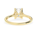 Stunning 2.0 CT Emerald Moissanite Engagement Ring with Solitaire & Split Shank Design 5