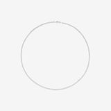 Round Cut Cubic Zirconia in 925 Sterling Silver Necklace 3