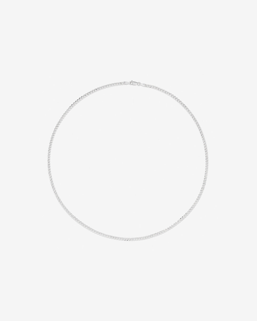 Round Cut Cubic Zirconia in 925 Sterling Silver Necklace 3