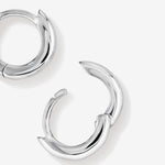 Round Cut Cubic Zirconia in 925 Sterling Silver Earrings 4