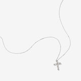 Round Cut Cubic Zirconia in 925 Sterling Silver Necklace 2