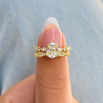 Stunning 1.5 CT  Oval Moissanite Engagement Ring in Pave Design 8