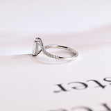 Stunning 1.0 - 2.0 CT Emerald Moissanite Engagement Ring With Hidden Halo Design 7