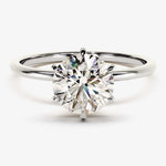 Stunning 1.0-2.0 CT Round Moissanite Engagement Ring with Solitaire Design 3