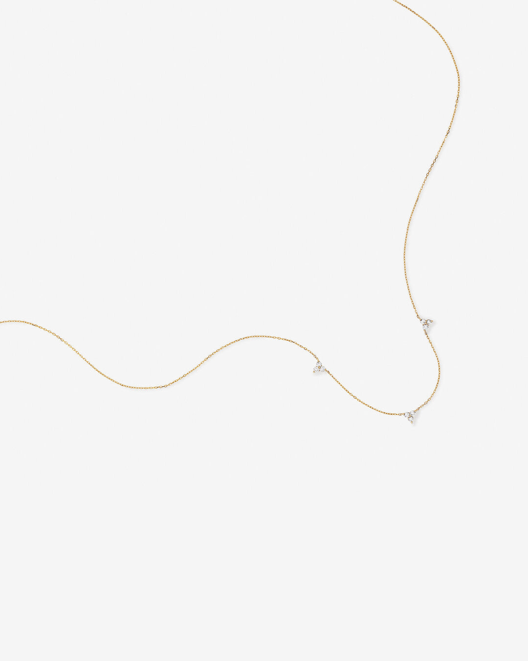 Round Cut Cubic Zirconia in 925 Sterling Silver Necklace 2