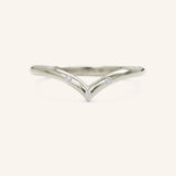 Stunning 0.1 TCW Round Moissanite Stones Dainty Wedding Bands 2