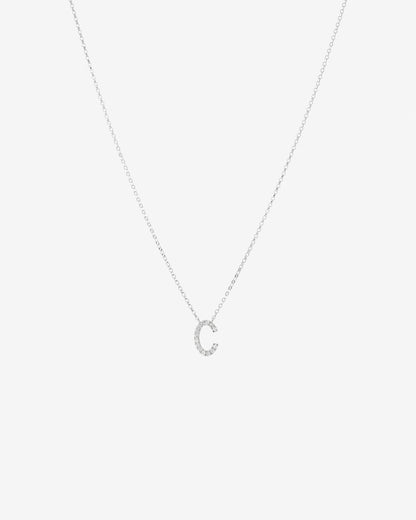 Round Cut Cubic Zirconia in 925 Sterling Silver Necklace 1