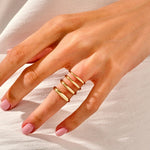 1.50 CT Round Cut Moissanite Bridal Ring Set with Plain Wedding Bands 9