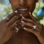 Stunning 1.0 CT Pear Moissanite Engagement Ring with Halo Design 6