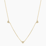 Round Cut Cubic Zirconia in 925 Sterling Silver Necklace 4