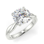 Stunning 2.0 CT Round Moissanite Engagement Ring with Solitaire Design 5