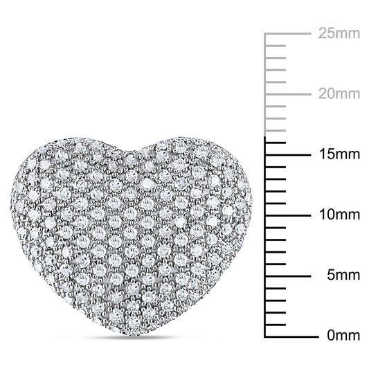 Round Cut Cubic Zirconia in 925 Sterling Silver Earrings 2