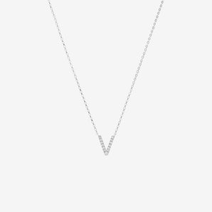 Round Cut Cubic Zirconia in 925 Sterling Silver Necklace