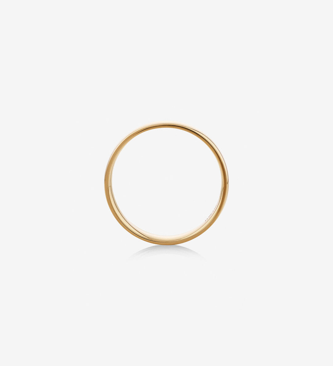 Classic Curved  Men's Wedding Band in Solid Gold 2
