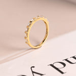 Stunning 0.2 TCW Baguette Moissanite Stones Half Eternity Wedding Bands 7
