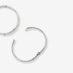 Round Cut Cubic Zirconia in 925 Sterling Silver Earrings 4