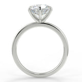 Stunning 2.0 CT Round Moissanite Engagement Ring with Solitaire Design 6