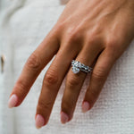 Round Cut Solitaire Style Cubic Zirconia in 925 Sterling Silver Ring 5
