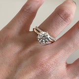 Stunning 0.6 CT Round Moissanite Stones Full Eternity Wedding Band 3