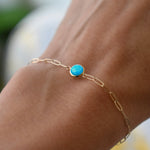0.90 CT Round Topaz Lab Made Diamond- December Birthstone Bracelet 7