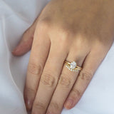 Stunning 1 CT Oval Moissanite Engagement Ring With Solitaire Design 8