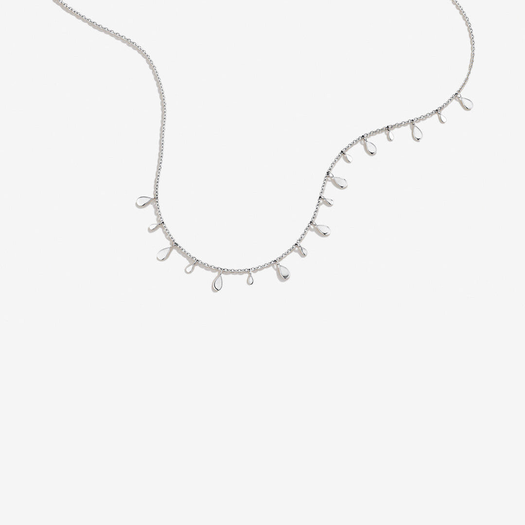 Round Cut Cubic Zirconia in 925 Sterling Silver Necklace 2