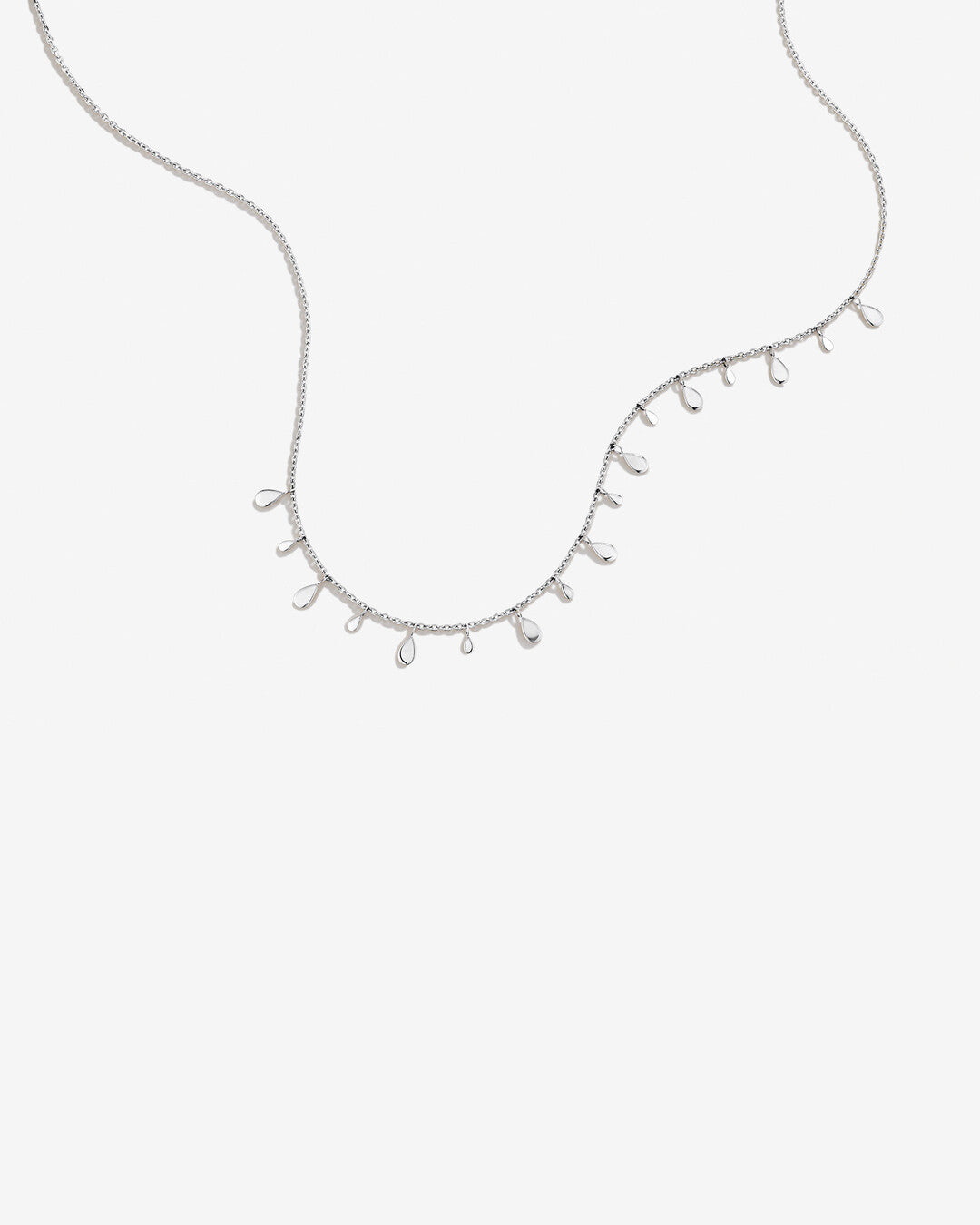 Round Cut Cubic Zirconia in 925 Sterling Silver Necklace 2