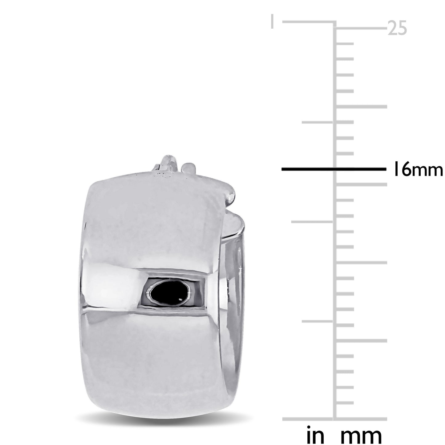 Round Cut Cubic Zirconia in 925 Sterling Silver Earrings 4