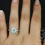 Stunning 2 CT Oval Moissanite Engagement Ring with Pave Design 7
