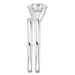 Stunning 1.0- 2.0 CT Round Moissanite Engagement Ring with Solitaire Design 5
