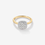 Stunning 0.5 TCW Round Moissanite Engagement Ring with Cluster Design 1