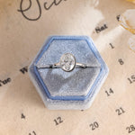 Stunning 1.0 CT Oval Cut Moissanite Engagement Ring with Solitaire Bezel Design 9