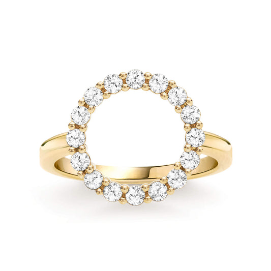 1.92 TCW Round April Diamond Lab Made Diamond- April Birthstone Engagement Ring 1