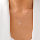 Round Cut Cubic Zirconia in 925 Sterling Silver Necklace 4