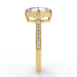 Stunning 2.0 CT Asscher Moissanite Engagement Ring with Pave Design 3