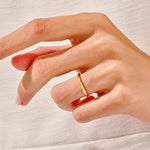 1.50 CT Emerald Cut Moissanite Solitaire Bridal Ring Set with Plain Wedding Bands 8