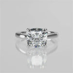 Stunning 2.80 CT Cushion Moissanite Engagement Ring with Solitaire Design 1