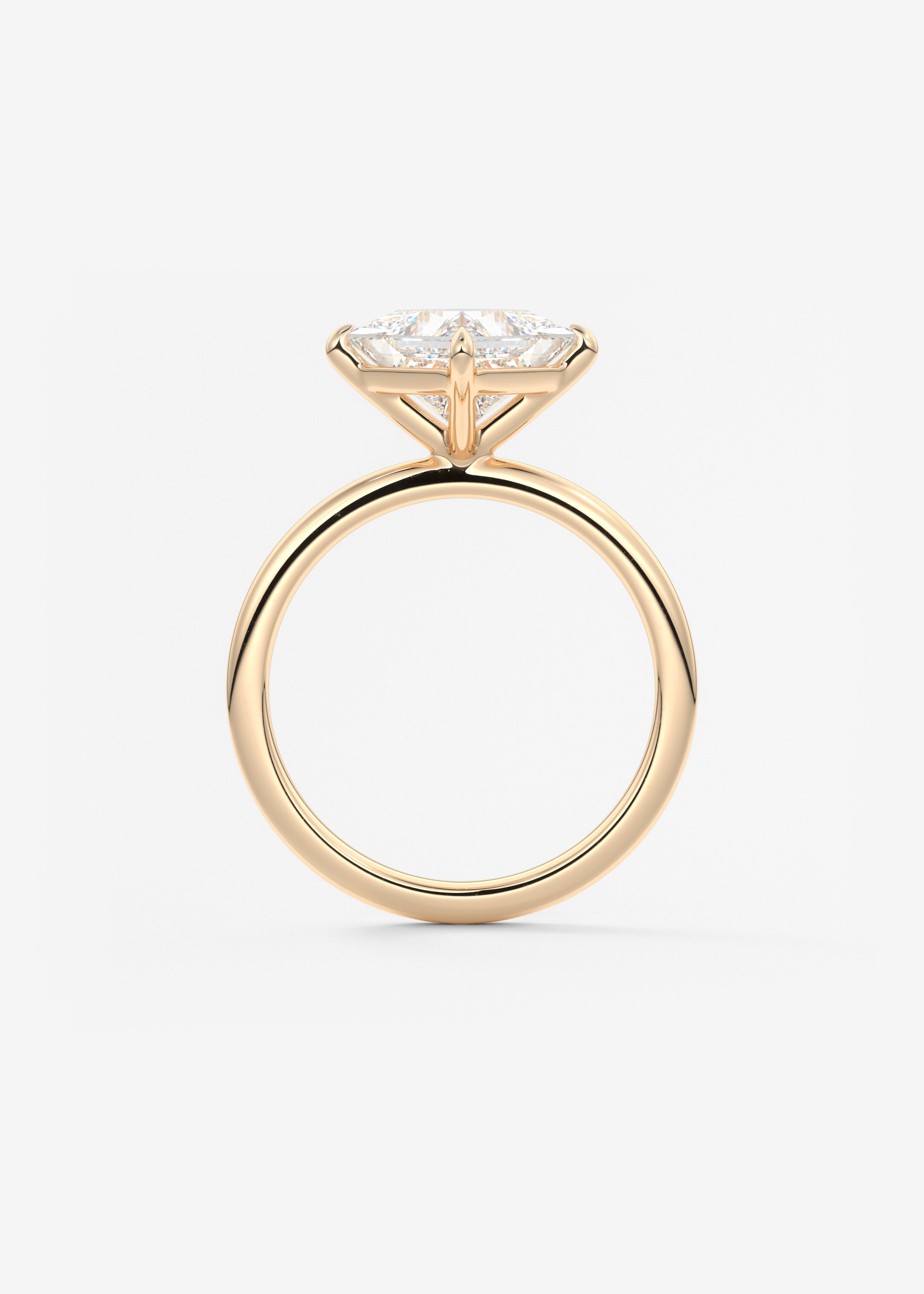 Princess Solitaire Lab Grown Diamond Engagement Ring